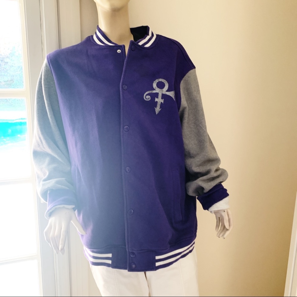 Purple Prince symbol Bomber Jacket